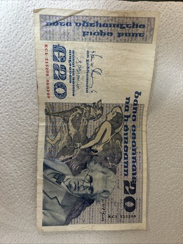 Irish pound punt - irish, £20