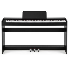 Full-size Electric Piano Upright Digital Piano for Beginners-Black
