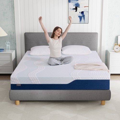 25cm deep gel memory foam - 15-25cm,