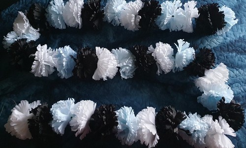 Light blue white - light, blue/white/black
