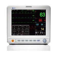 LEPU 12.1" Multiparameter Patient Monitor Measures ECG RESP SpO2 NIBP PR TEMP