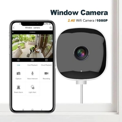 Window security camera wifi - window,