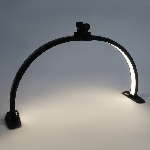 Half moon lamp - moon, desk