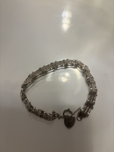Lovely silver bar - silver, 4