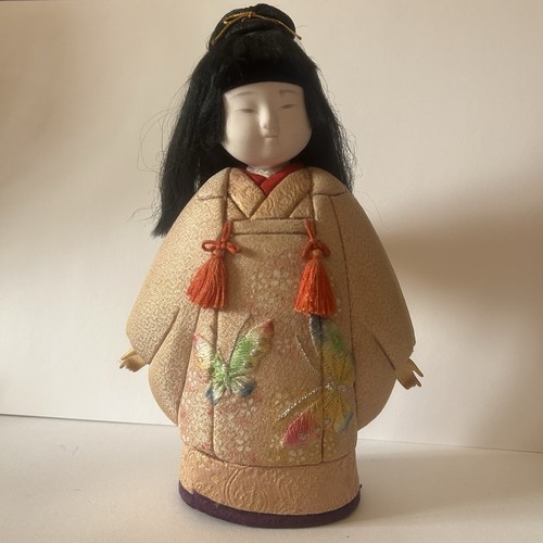 Vintage japanese kimekomi doll - vintage,