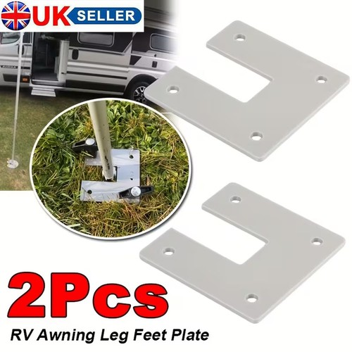 Awning leg feet plate - 2x,