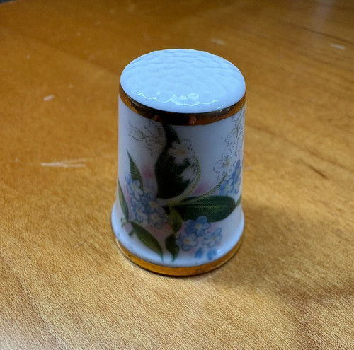 Thimble bone china - bone,