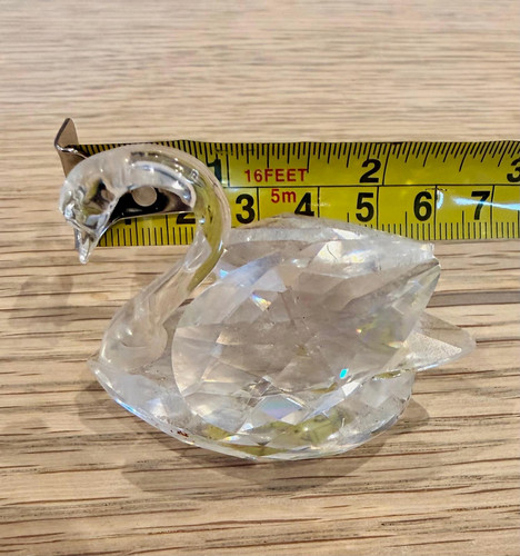 Clear faceted swarovski - clear,