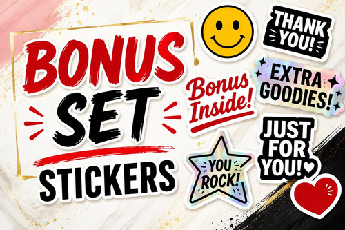 Bonus set stickers available