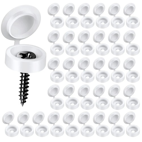 White plastic fold over - white,