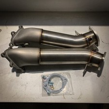 R35 Nissan GTR Downpipes 90mm with 76mm flange JM IMPORTS