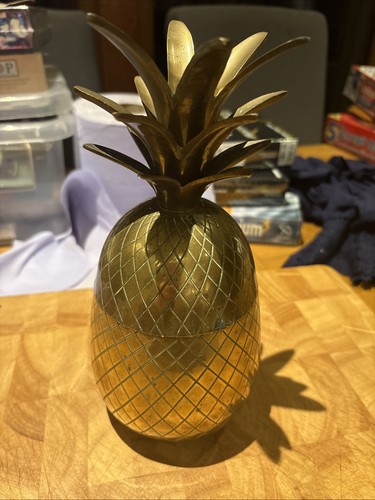 Retro brass pineapple ice - brass,
