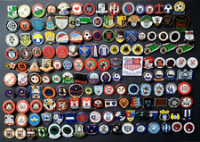 NON LEAGUE FOOTBALL TEAM LAPEL PIN BADGES - BL - BU