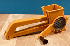 Antique Gruyère Mouli Grater Orange Cheese Grater