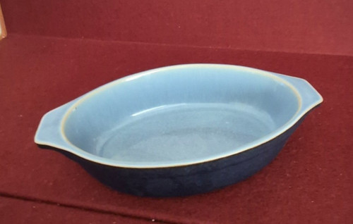Denby blue jetty entrée - denby, eared