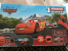Disney pixar  Cars  slot cars  racing  track set  with two cars
