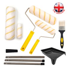 Long Handled Paint Roller Set Extendable High Reach Ceiling Paint Extension Pole