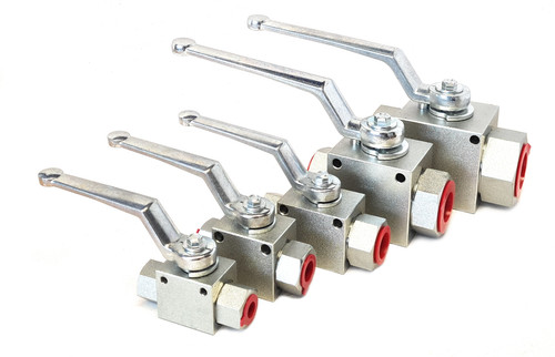 High pressure ball - valve, way