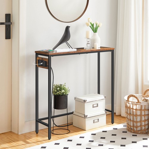 Console table with power - console,