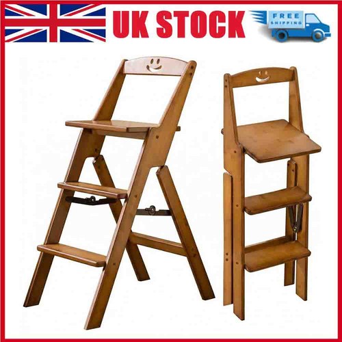 Folding step ladder chair - folding,