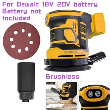 6 Speeds 5" Brushless Electric Random Orbital Sander For Dewalt 18V 20V Battery
