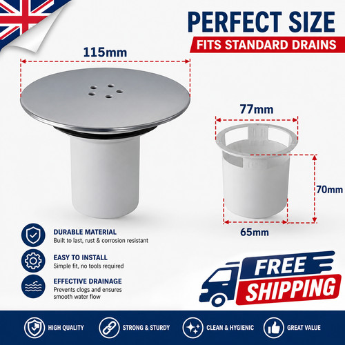 Shower drain trap cover - drain,