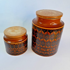 2 X Hornsea Pottery 'Heirloom'  Jars.