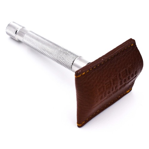 Brown parker genuine leather - brown,