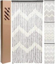 Wooden Beaded Bamboo Door