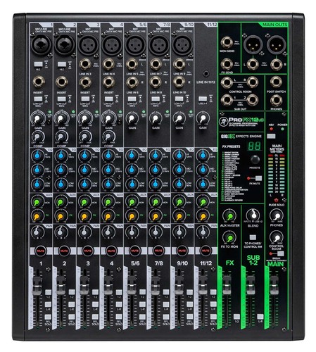 Mackie profx12v3 channel - profx12v3, 12-channel