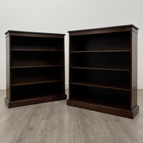 Vintage pair oak open - of,