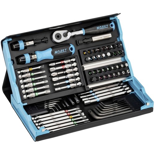 Hazet bit set piece - 73-piece, slot