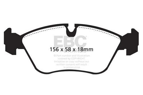 Ebc ultimax front - front, pads