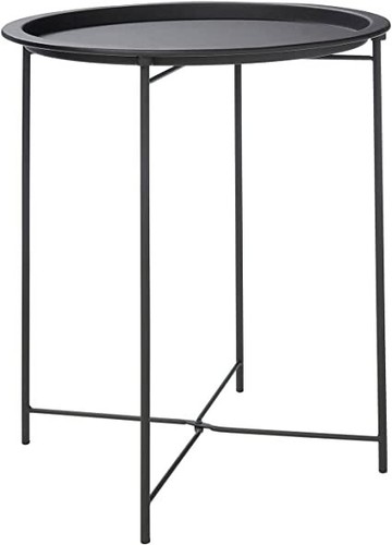 Side table tray - top, black