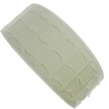 Curtain Heading Pencil Pleat Tape HOOK & LOOP Compatible 75mm (3") Wide White