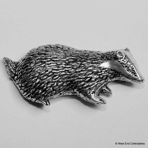 Badger silver pewter - badger,