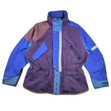 Adidas Adventure Jacket Mens Large Vintage 90s Colourblock Multicoloured Retro