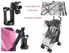 Rain Wind Cover Shield Cup Holder Bottle Coffee for BRITAX Baby Child Stroller