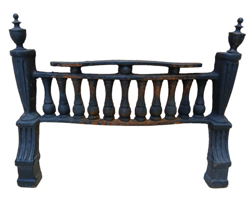 Cast iron fire front fret - cast,
