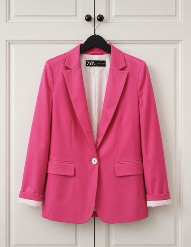 Gorgeous pink zara blazer - gorgeous,