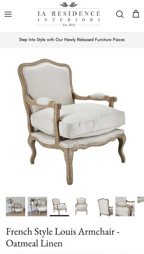 French occasional armchair - french,