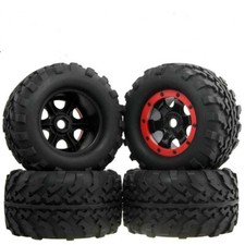 4Pcs 17mm Hex 1:8  Tire Wheel For Summit RC Car Monster Truck Traxxas