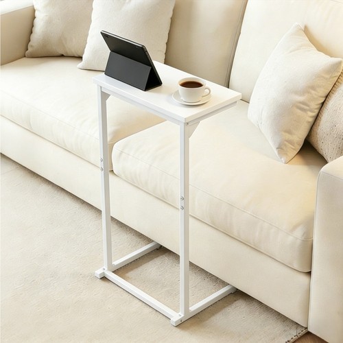 Shaped sofa side table - c-shaped,