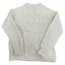 Vintage Wool Aran Knit Jumper