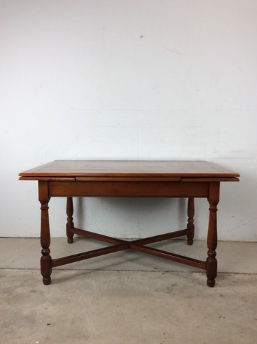 Antique draw leaf dining - leaf, table