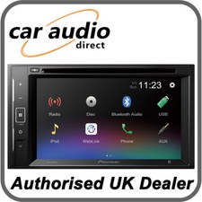 Pioneer AVH-A240BT 6.2" Double Din Touch Screen Stereo Bluetooth CD MP3 DVD USB