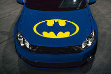Classic Batman Hood Decal Car Truck Door Glass Vinyl 32" x 16.5" Single Color