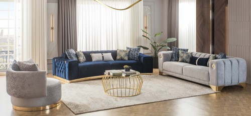 Modern upholstered sofa set - upholstered,