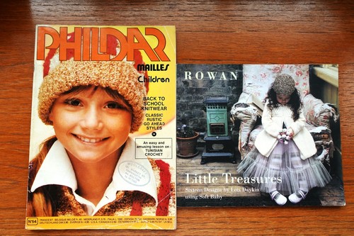 Two knitting books vintage - two, books.