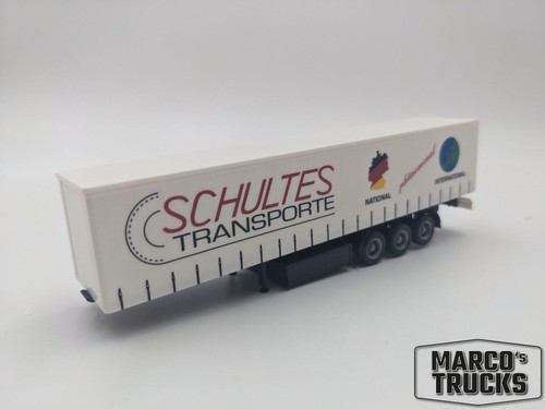 Herpa curtainsider trailer - herpa,